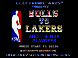 Bulls vs Blazers and the NBA Playoffs Title Screen